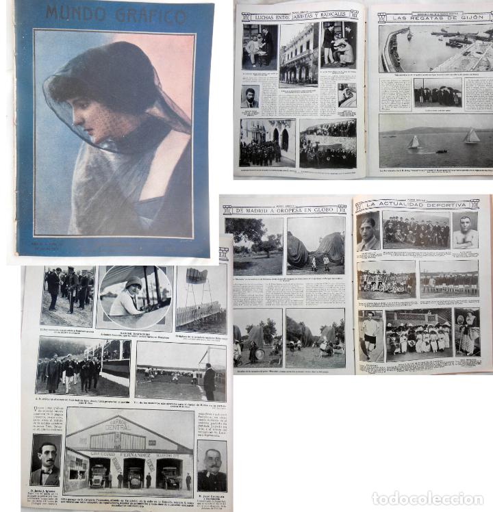 Coleccionismo de Revistas y Peri&oacute;dicos: MUNDO GR&Aacute;FICO. Revista Popular Ilustrada. A&ntilde;o II, N&uacute;m 39, 24 julio 1912 Mlle Bernheim