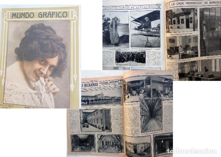 Coleccionismo de Revistas y Peri&oacute;dicos: MUNDO GR&Aacute;FICO. Revista Popular Ilustrada. A&ntilde;o II, N&uacute;m 50, 9 Octubre 1912
