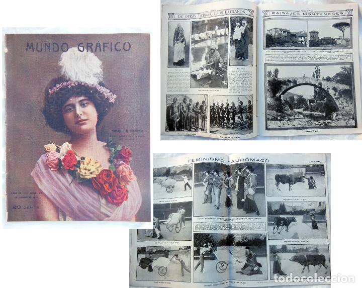 Coleccionismo de Revistas y Peri&oacute;dicos: MUNDO GR&Aacute;FICO. Revista Popular Ilustrada. A&ntilde;o II, N&uacute;m 42, 14 Agosto 1912