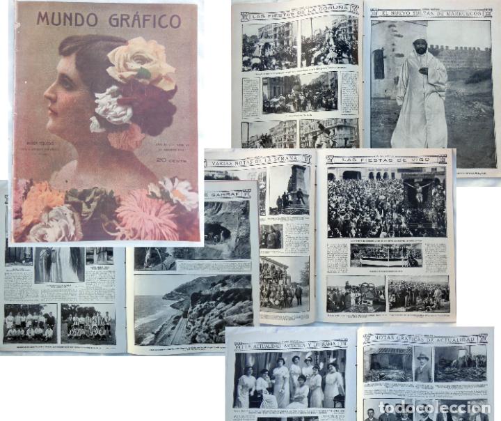 Coleccionismo de Revistas y Peri&oacute;dicos: MUNDO GR&Aacute;FICO. Revista Popular Ilustrada. A&ntilde;o II, N&uacute;m 43, 21 Agosto 1912