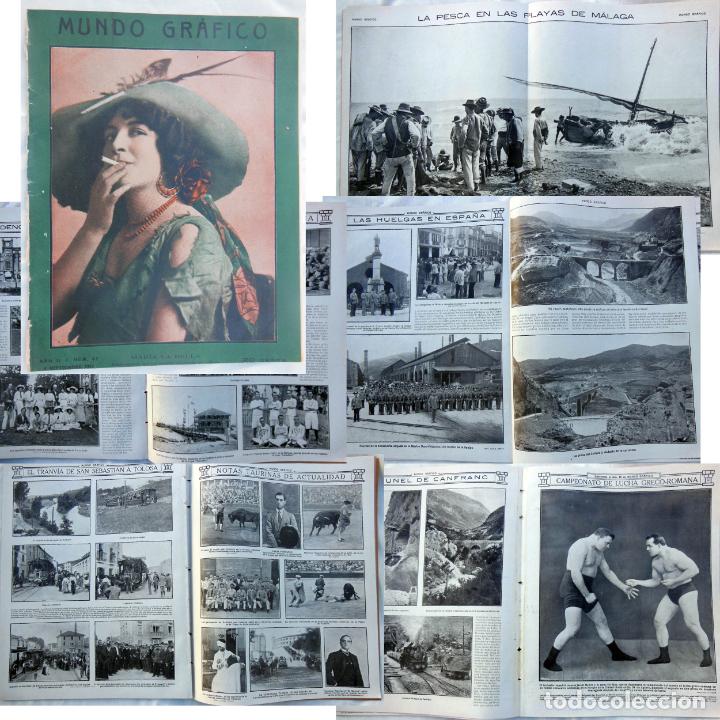 Coleccionismo de Revistas y Peri&oacute;dicos: MUNDO GR&Aacute;FICO. Revista Popular Ilustrada. A&ntilde;o II, N&uacute;m 45, 4 Septiembre 1912