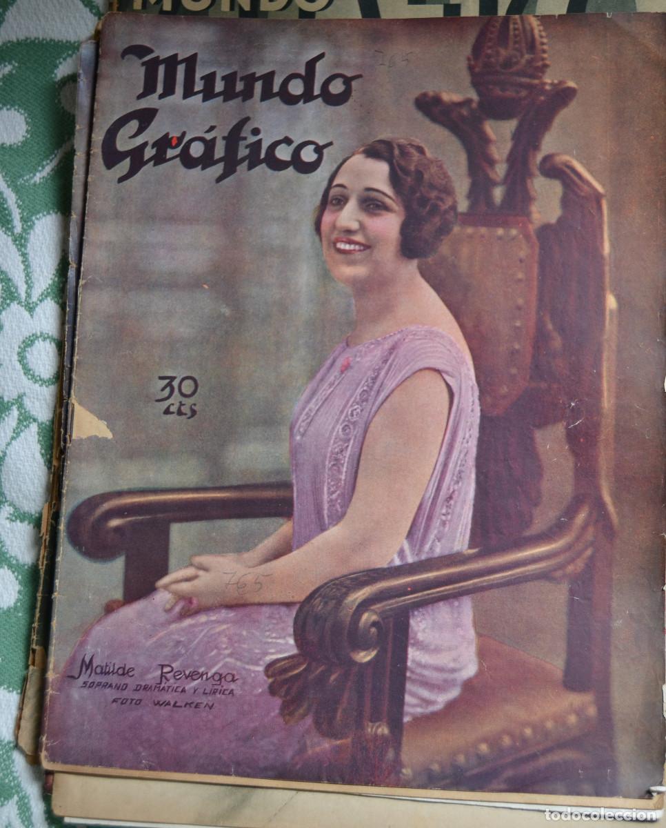 Coleccionismo de Revistas y Peri&oacute;dicos: MUNDO GR&Aacute;FICO n&ordm; 765 Reportajes&rdquo;La visita del Gran Visir a la posici&oacute;n de Annual&rdquo;,