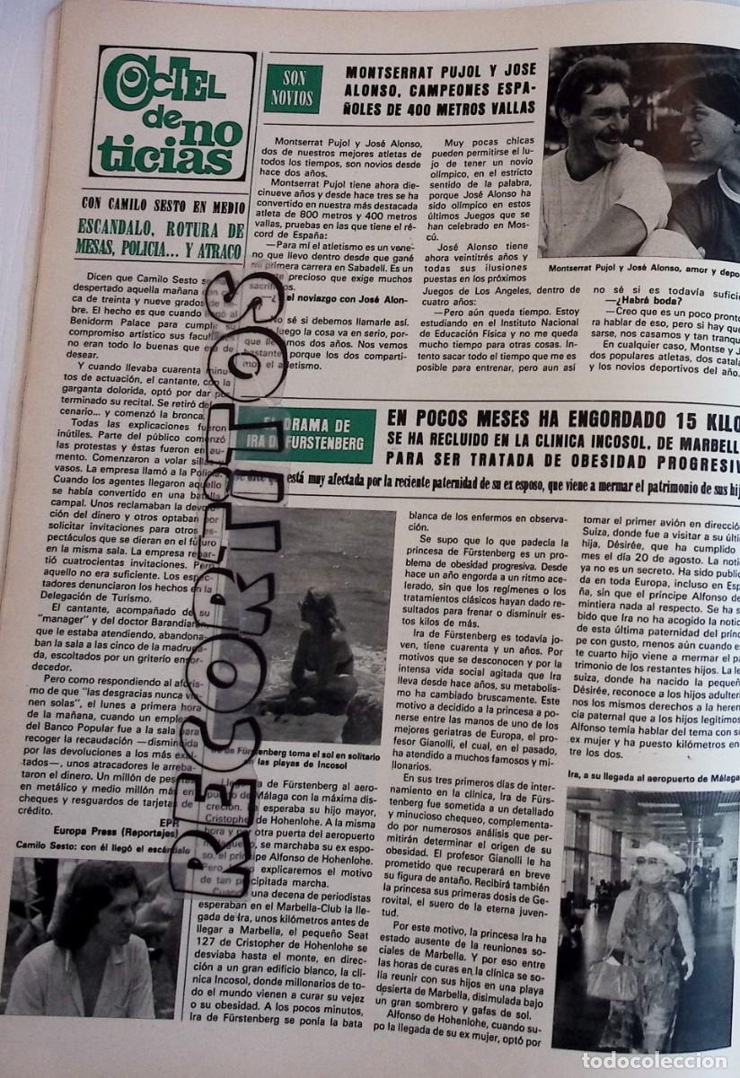 Coleccionismo de revistas y peri&oacute;dicos: camilo sesto ira de furstenberg