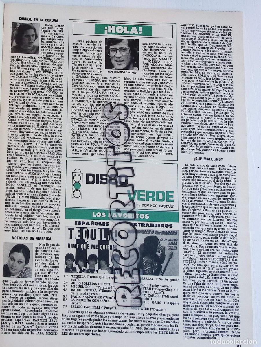 Collection Magazines and Newspapers: tequila lolita flores bo marlely camilo sesto