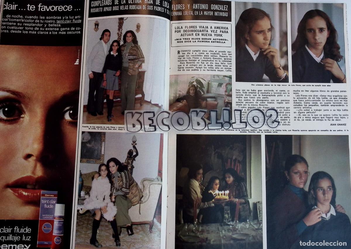 Coleccionismo de revistas y peri&oacute;dicos: rosario flores rosarillo lola flores lolita lolilla