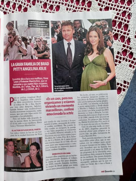 Sammeln von Zeitschriften und Zeitungen: BRAD PITT ANGELINA JOLIE