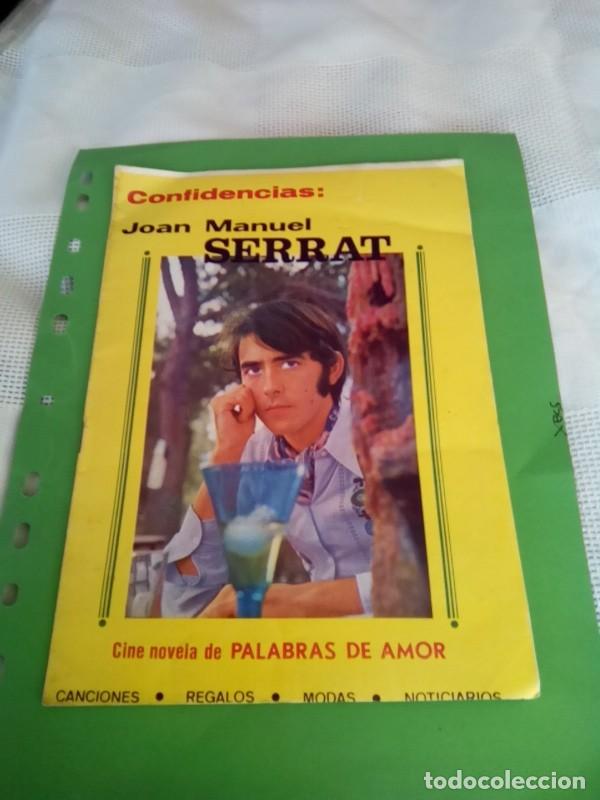 Colecionismo de Revistas e Jornais: JOAN MANUEL SERRAT REVISTA CONFIDENCIAS A&Ntilde;O 1969 EDITORIAL ALAS.