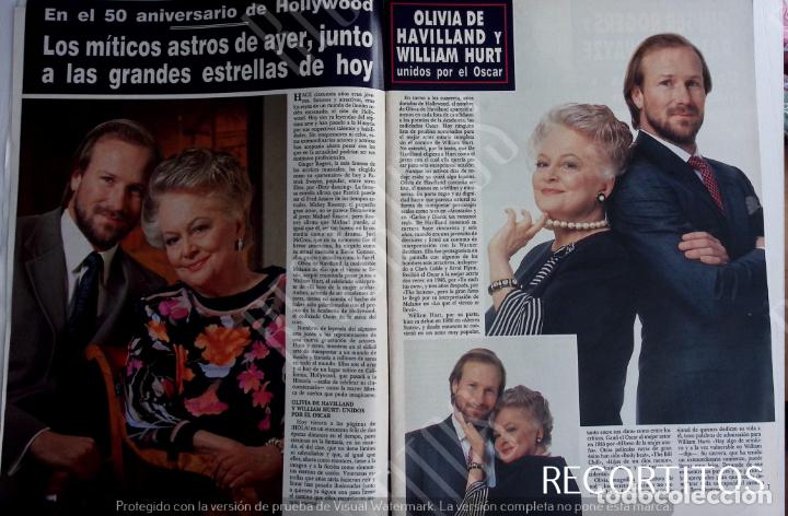 Coleccionismo de revistas y peri&oacute;dicos: OLIVIA DE HAVILLAND WILLIAM HURT