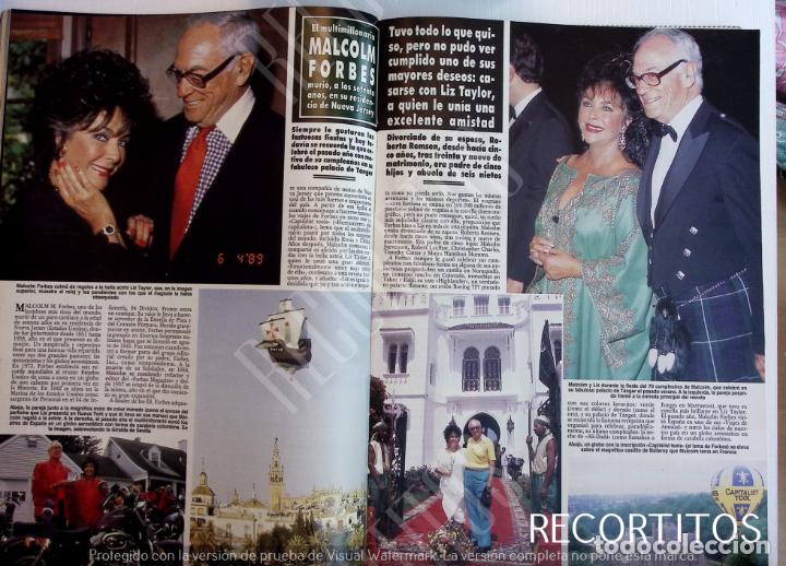Coleccionismo de Revistas y Peri&oacute;dicos: ELIZABETH TAYLOR LIZ MALCOLM FORBES