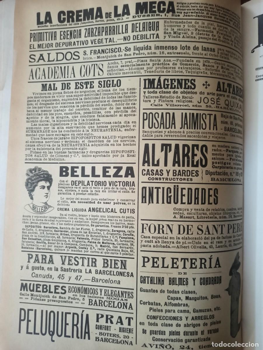 Colecionismo de Revistas e Jornais: Publicidad peleter&iacute;a Catalina Balmes calle Avi&ntilde;o 24 Bcn hoja revista principi siglo XX 191G