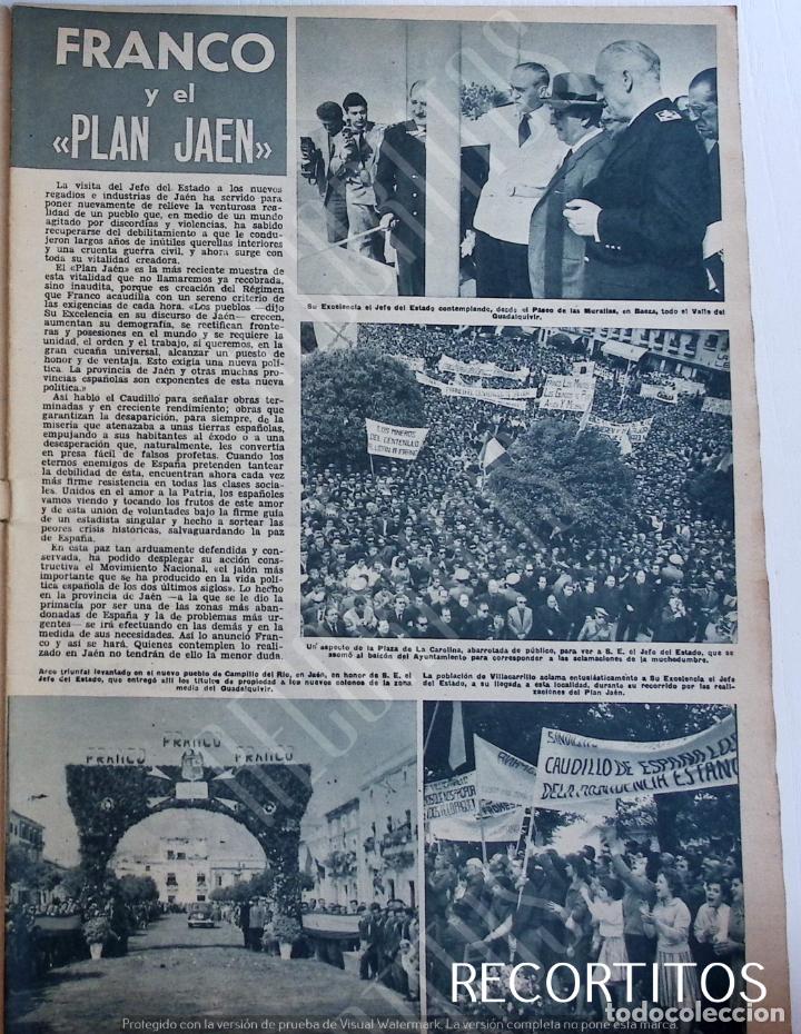 Colecionismo de Revistas e Jornais: FRANCO EL PLAN JAEN