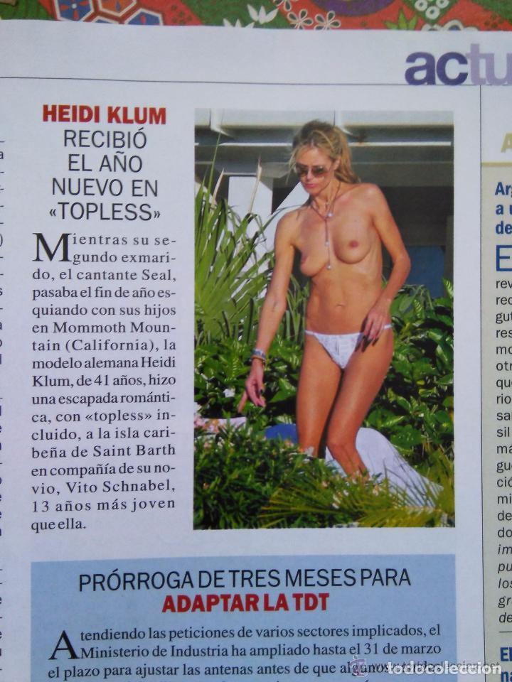 Coleccionismo de Revistas y Peri&oacute;dicos: RECORTE HEIDI KLUM