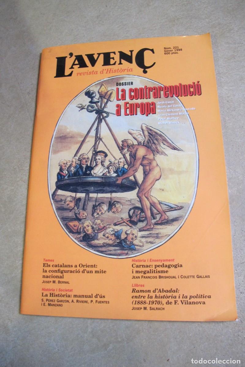 Coleccionismo de revistas y peri&oacute;dicos: L'AVEN&Ccedil; REVISTA D'HISTORIA. LA CONTRAREVOLUCIO A EUROPA. NUM 221 1998
