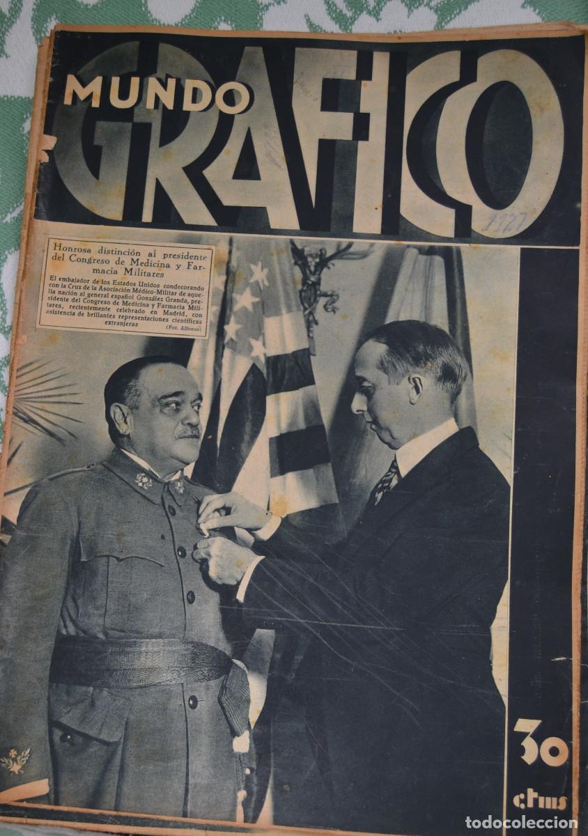 Coleccionismo de Revistas y Peri&oacute;dicos: MUNDO GR&Aacute;FICO: n&ordm; 1127 (7-6-33) Reportajes. El nuevo alcalde de Barcelona y otras interesantes notas