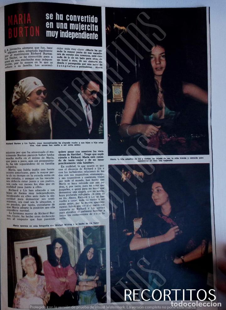 Coleccionismo de Revistas y Peri&oacute;dicos: elizabeth taylor liz richard burton maria