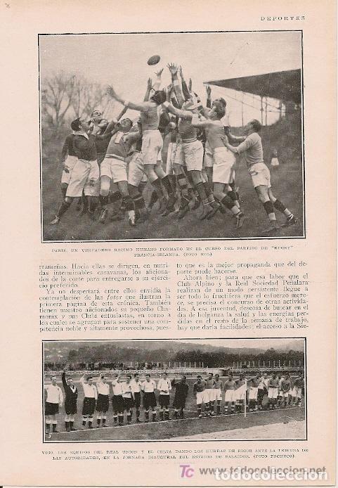 Coleccionismo de revistas y peri&oacute;dicos: Deportes: f&uacute;tbol Vigo: Real Union -Celta en Bala&iacute;dos, Espa&ntilde;ol -Athletic, esqu&iacute; boxeo ...- 1929