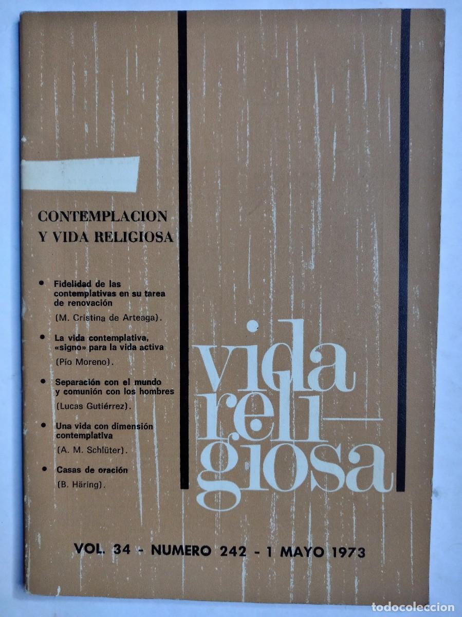 Coleccionismo de revistas y peri&oacute;dicos: REVISTA VIDA RELIGIOSA A&Ntilde;O 1973 N&ordm; 242 PADRES MISIONEROS DEL CORAZ&Oacute;N DE MAR&Iacute;A