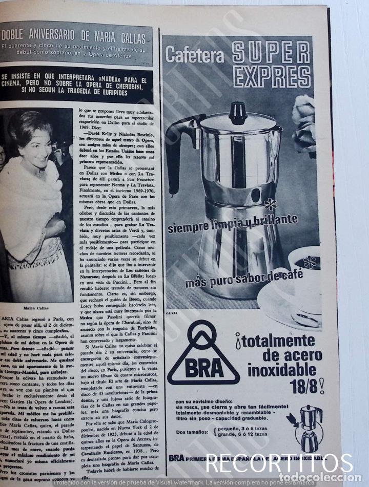 Collezionismo di Riviste e Giornali: anuncio cafetera bra maria callas