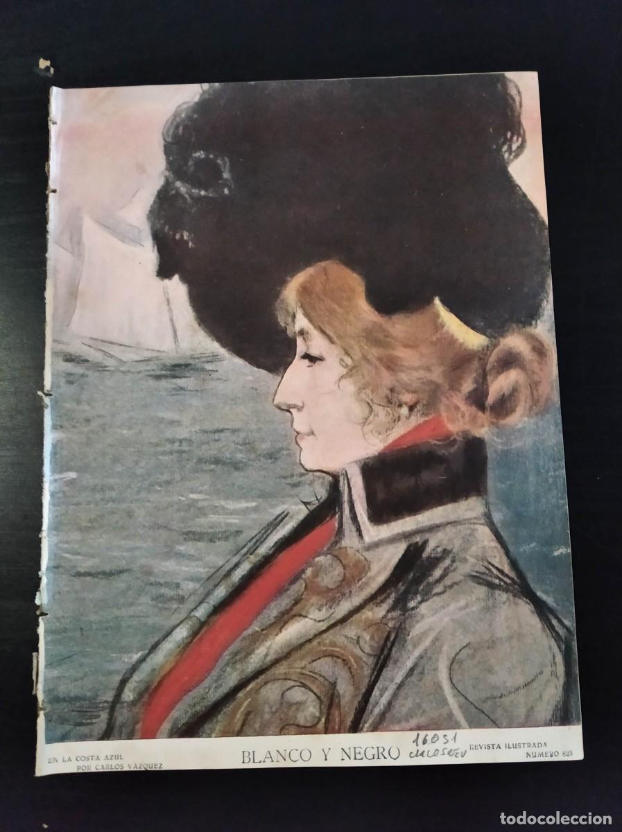 Coleccionismo de revistas y peri&oacute;dicos: BLANCO Y NEGRO. N&ordm; 823. A&Ntilde;O 1907. C&Oacute;MO SE HACE EL T&Eacute; A LA INGLESA. NUEVO CIRCO TAURINO. LA NI.. LEER
