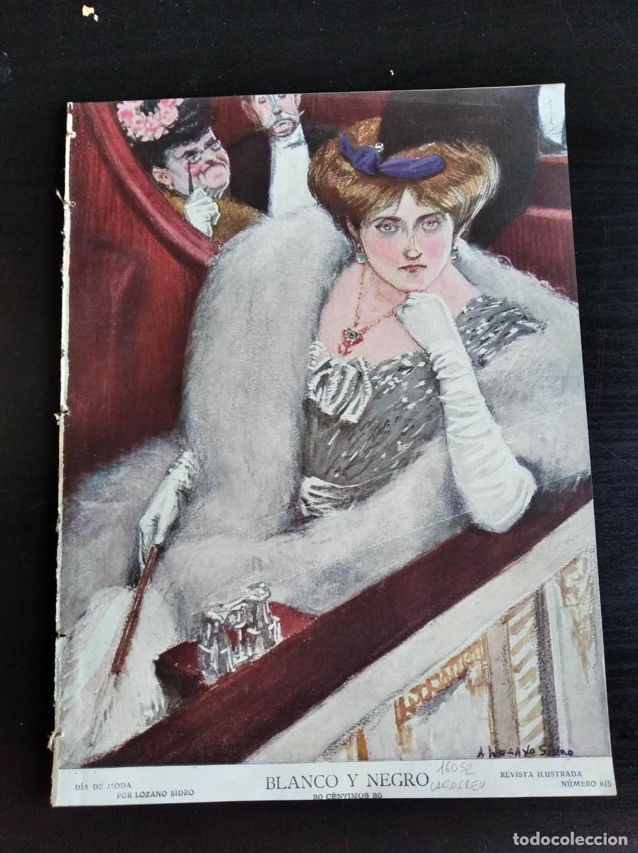 Coleccionismo de revistas y peri&oacute;dicos: BLANCO Y NEGRO. N&ordm; 845. A&Ntilde;O 1907. UN VELAZQUEZ INDUBITABLE. LA JORNADA EN LA GRANJA. LOS NI&Ntilde;O.. LEER
