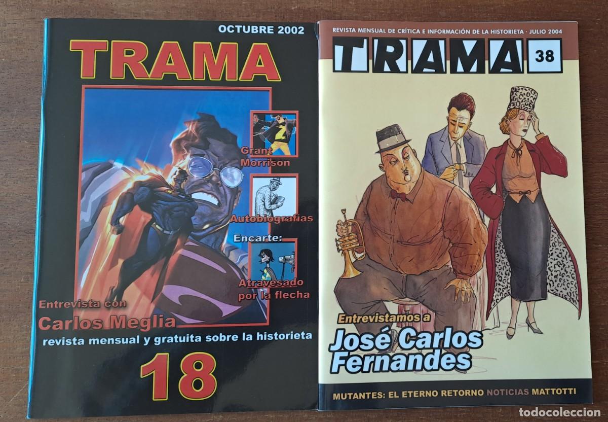 Coleccionismo de Revistas y Peri&oacute;dicos: TRAMA N&ordm; 18 Y 38 REVISTA DE COMICS