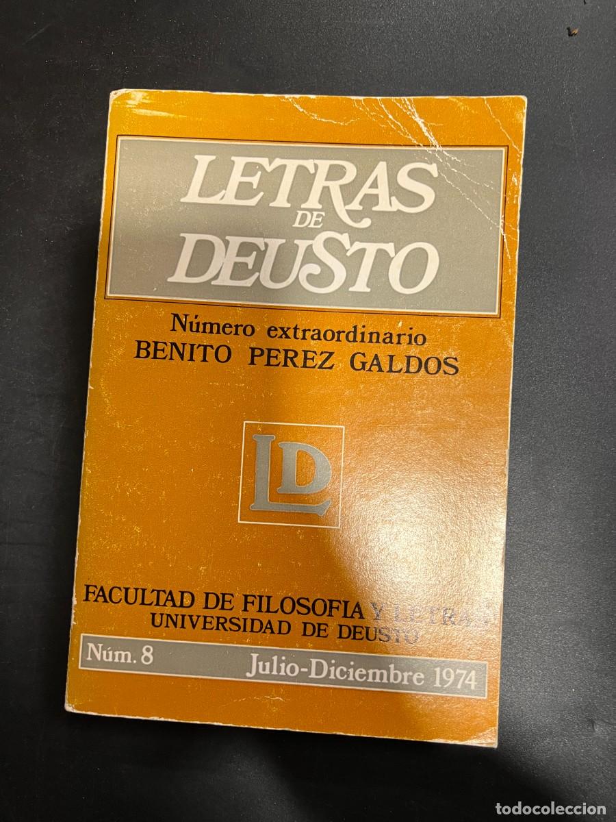 Collection Magazines and Newspapers: LETRAS DE DEUSTO. VOL. 4. N&ordm; 8. JULIO-DICIEMBRE 1974. PAGS: 277. VER SUMARIO.