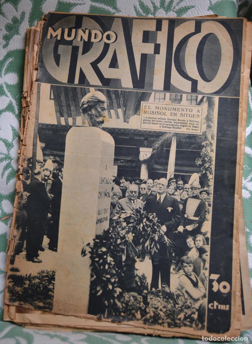 Coleccionismo de Revistas y Peri&oacute;dicos: MUNDO GR&Aacute;FICO: n&ordm;1076 &ldquo;Ante el conflicto obrero en Ferrol&rdquo;, &ldquo;Detalles de la huelga en Cartagena