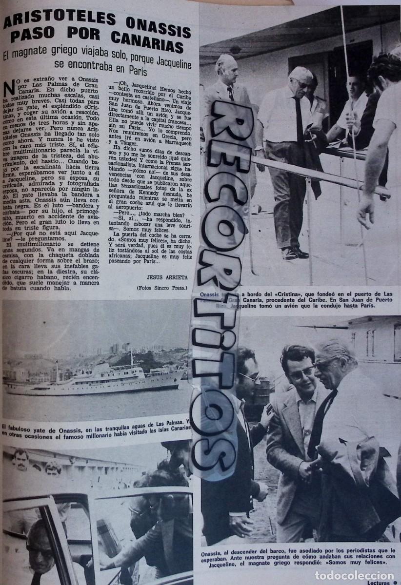 Coleccionismo de revistas y peri&oacute;dicos: ARISTOTELES ONASSIS EN CANARIAS