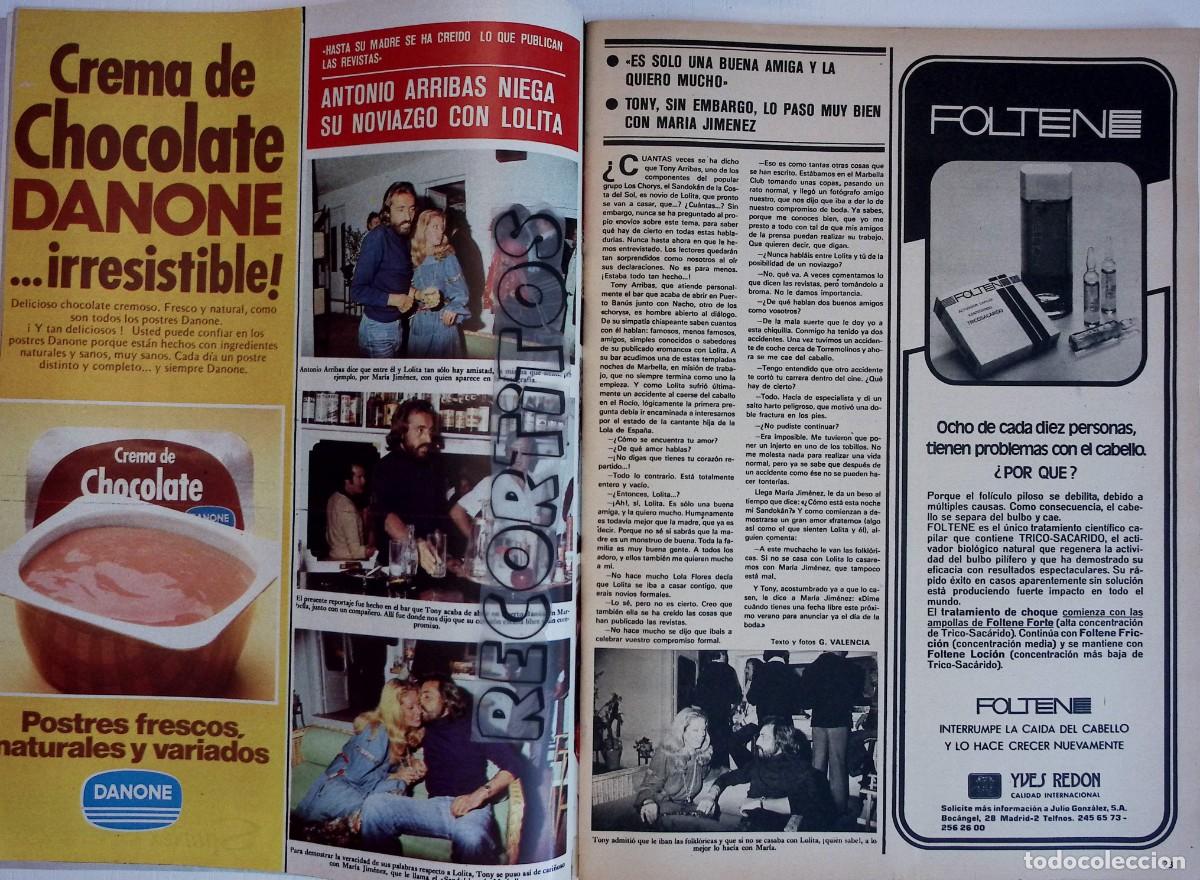 Coleccionismo de Revistas y Peri&oacute;dicos: ANTONIO ARRIBAS LOLITA FLORES CREMA DE CHOCOLATE DANONE