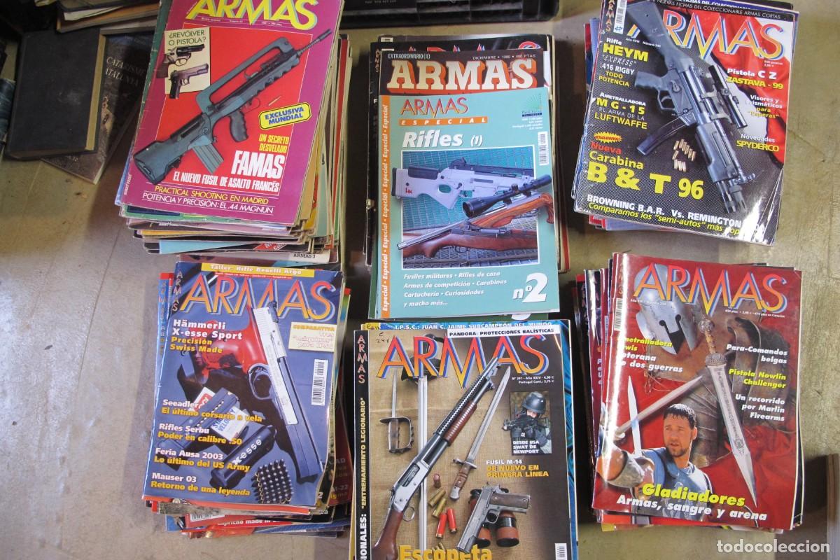 Coleccionismo de Revistas y Peri&oacute;dicos: REVISTA ARMAS, GRAN LOTE 126 NUMEROS. NO SUELTOS