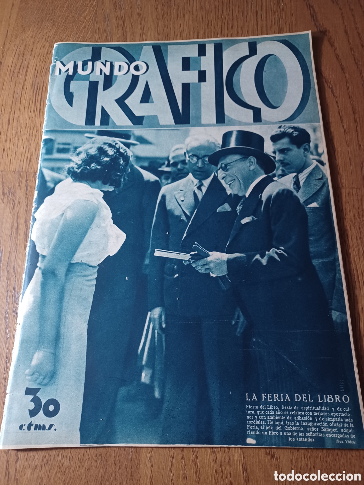 Colecionismo de Revistas e Jornais: REVISTA 1934 EL ORFEON PAMPLONES.PLATANO DE CANARIAS.REAL MADRID CAMPEON ESPA&Ntilde;A .UNION CLUB DE IRUN