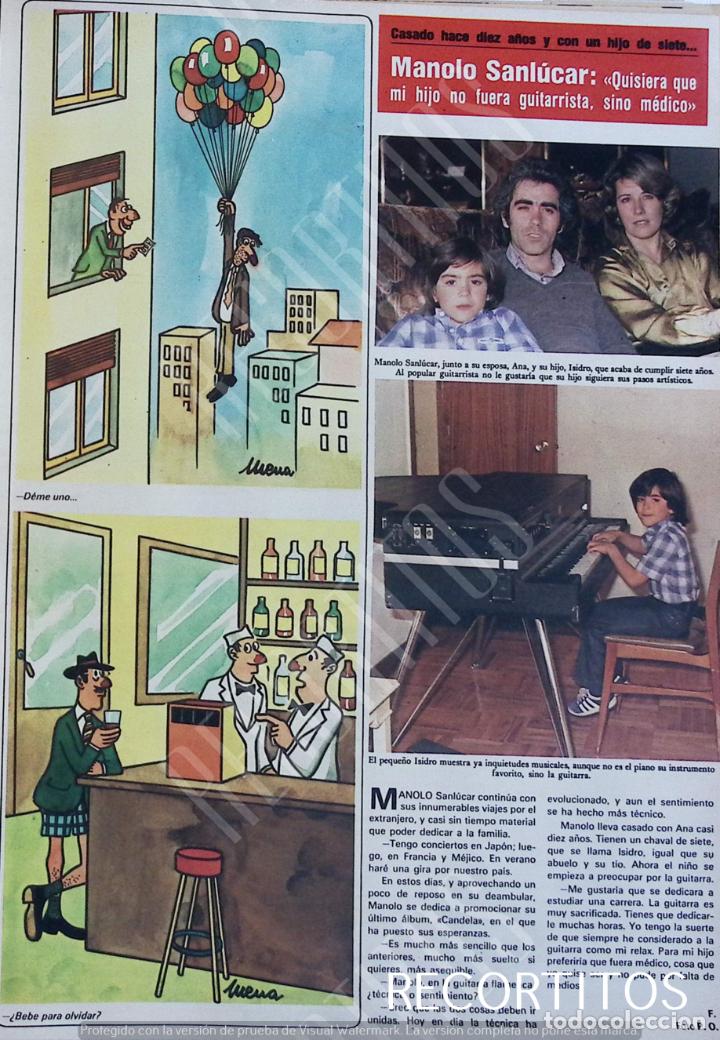 Coleccionismo de Revistas y Peri&oacute;dicos: manolo sanlucar