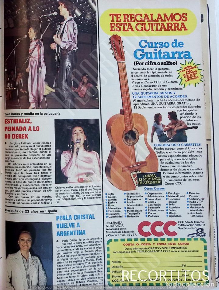 Coleccionismo de Revistas y Peri&oacute;dicos: SERGIO Y ESTIBALIZ MOCEDADES perla cristal