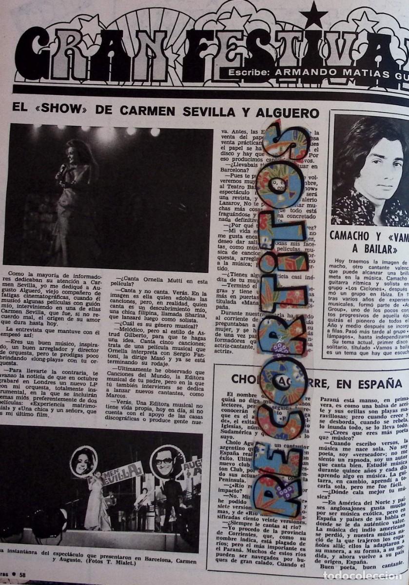 Coleccionismo de Revistas y Peri&oacute;dicos: JUAN CAMACHO CARMEN SEVILLA