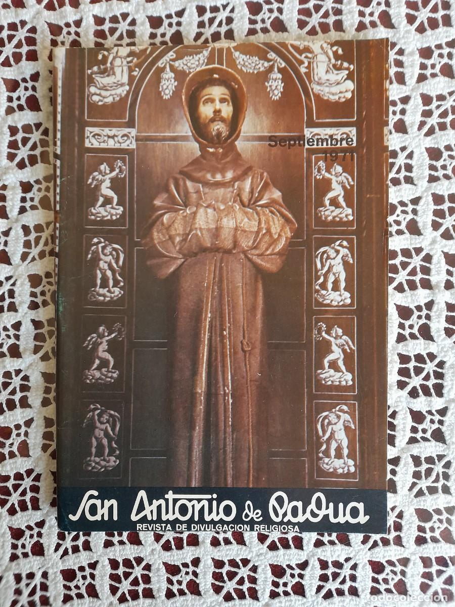 Coleccionismo de Revistas y Peri&oacute;dicos: San Antonio de Padua n&uacute;mero 284 septiembre 1971
