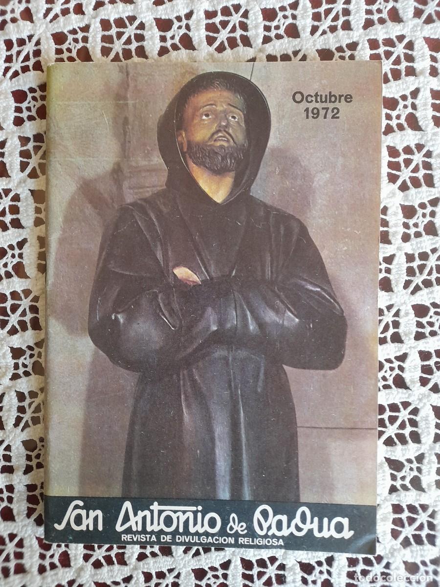 Coleccionismo de Revistas y Peri&oacute;dicos: San Antonio de Padua n&uacute;mero 296 octubre 1972
