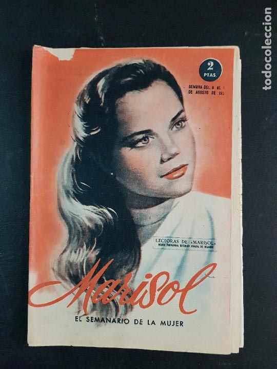 Colecionismo de Revistas e Jornais: MARISOL EL SEMANARIO DE LA MUJER-1957, AGOSTO