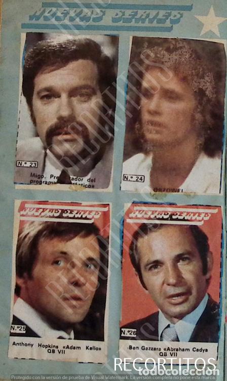 Collection Magazines and Newspapers: hoja del album de pronto de television anthony hopkins orzowei jose maria i&ntilde;igo