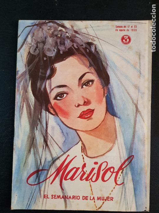Collection Magazines and Newspapers: MARISOL EL SEMANARIO DE LA MUJER-1959, AGOSTO