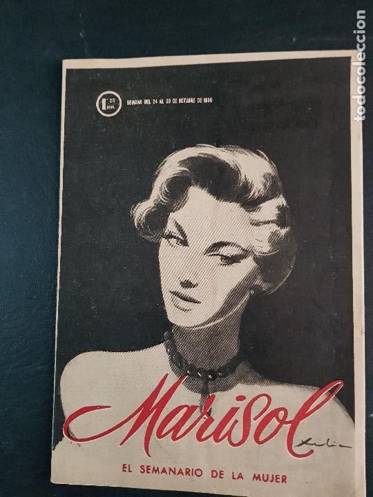Collezionismo di Riviste e Giornali: MARISOL EL SEMANARIO DE LA MUJER-1955, OCTUBRE