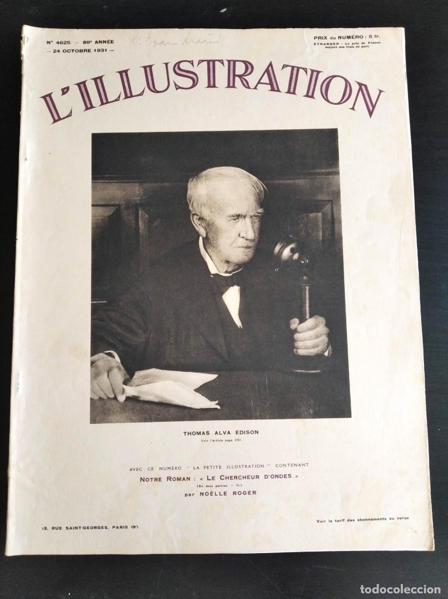 Coleccionismo de revistas y peri&oacute;dicos: L&acute;ILLUSTRATION. FRANCIA. N&ordm; 4625. A&Ntilde;O 1931. LA MIGRATION DE L&acute;OR. L&acute;ENFANCE DU CARROFOUR. LE .. LEER