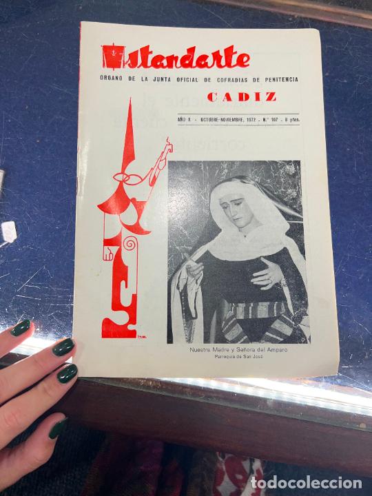 Coleccionismo de Revistas y Peri&oacute;dicos: REVISTA ESTANDARTE - SEMANA SANTA DE CADIZ - A&Ntilde;O X - OCTUBRE/NOVIEMBRE 1972 - N&ordm;107