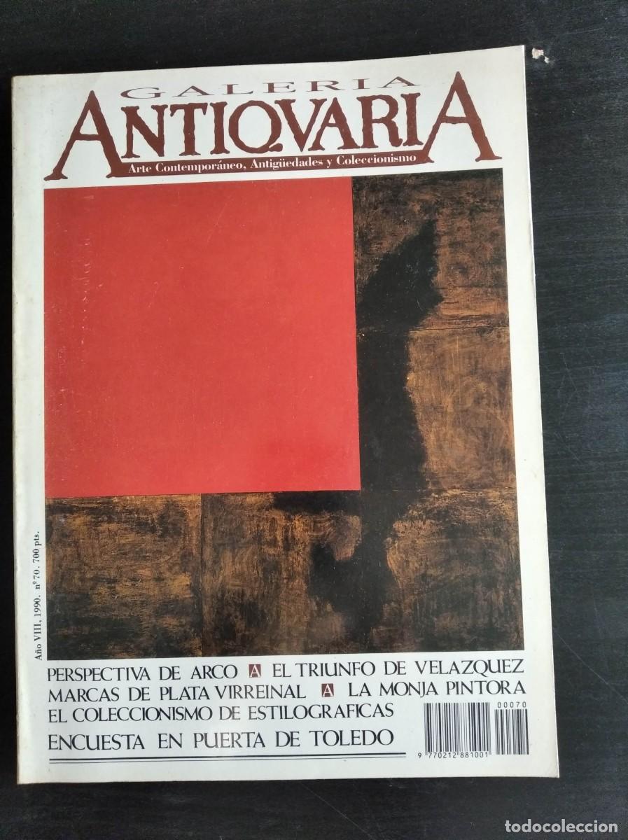 Coleccionismo de revistas y peri&oacute;dicos: GALER&Iacute;A ANTIQVARIA. N&ordm; 70. A&Ntilde;O 1990. EXPOSICI&Oacute;N DE VELAZQUEZ. EL RINC&Oacute;N DEL COLECCIONISTA. EN.. LEER