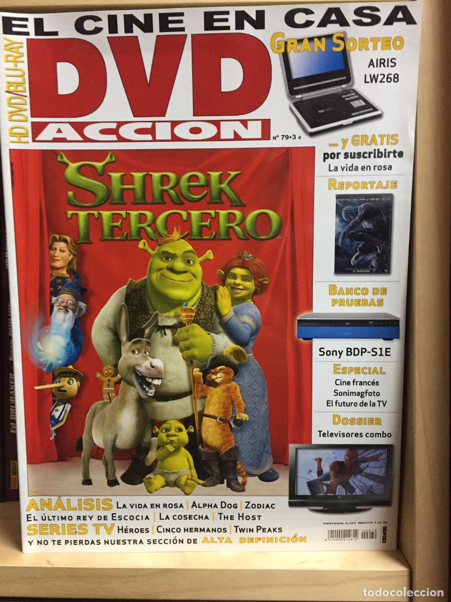 Collectionnisme de Revues et Journaux: DVD DE ACCI&Oacute;N N&ordm; 79. SHREK TERCERO