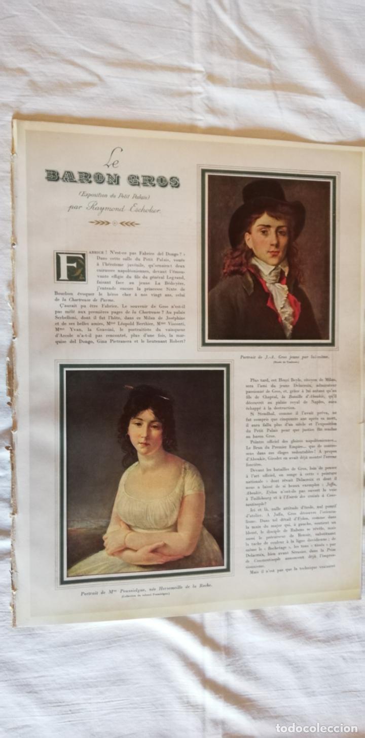 Coleccionismo de revistas y peri&oacute;dicos: LE BARON GROS, exposition du Petit Palais par Raymond Escholier.