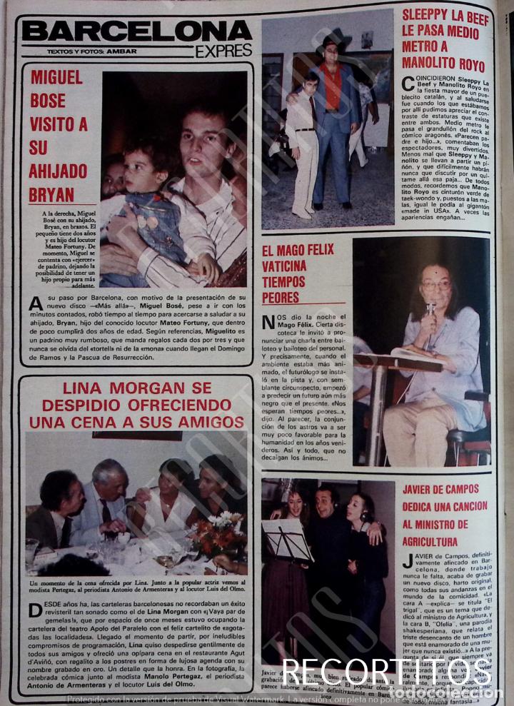 Coleccionismo de Revistas y Peri&oacute;dicos: sleepy la beef lina morgan miguel bose el mago felix javier de campos
