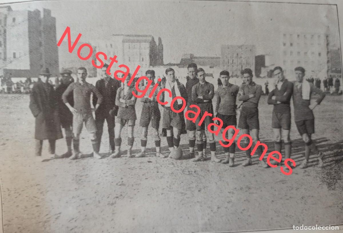Coleccionismo de revistas y peri&oacute;dicos: f&uacute;tbol Alfonso XIII de Palma Mallorca contra Madrid foto revista principio siglo XX 191R