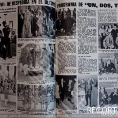 Coleccionismo de Revistas y Periódicos: VALENTIN TORNOS DON CICUTA UN DOS TRES 1 2 3 AGATA LYS BLANCA ESTRADA