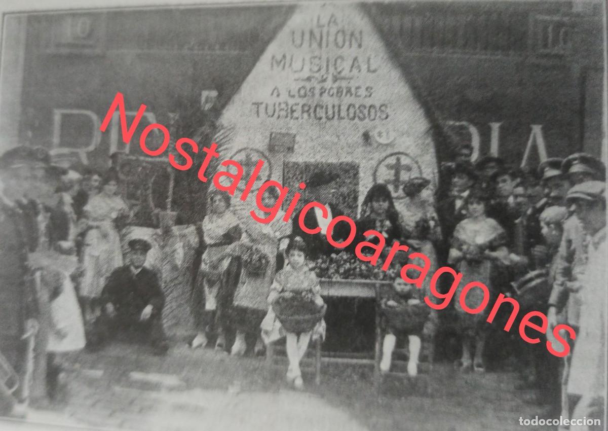 Collectionnisme de Revues et Journaux: Valencia fiesta flor puesto plaza Cajeros Foto revista principio siglo XX 191R