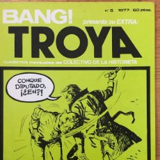 Coleccionismo de Revistas y Periódicos: BANG TROYA. COLECTIVO DE LA HISTORIETA. Nº5 1977.